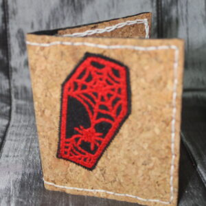 Spooky coffin card wallet